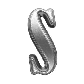 isolated metal figure