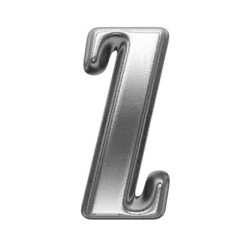 isolated metal figure