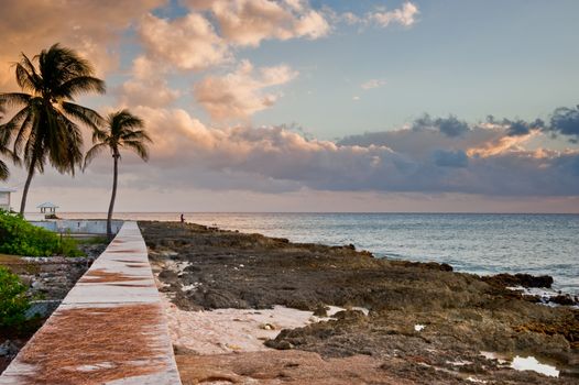 Coastline on Grand Cayman Island