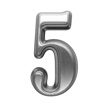 isolated metal figure