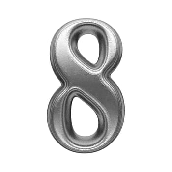 isolated metal figure