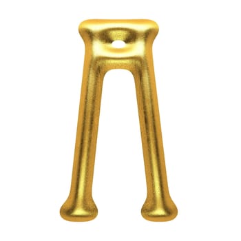 isolated golden figure