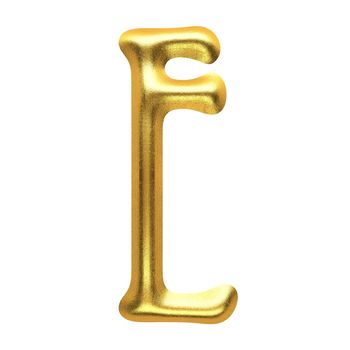 isolated golden figure