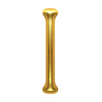 isolated golden figure