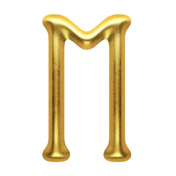 isolated golden figure