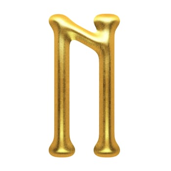 isolated golden figure