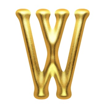 isolated golden figure