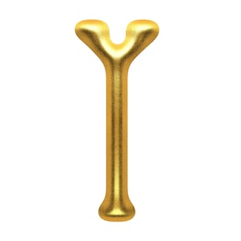 isolated golden figure