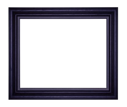 Black picture frames. Isolated on white background