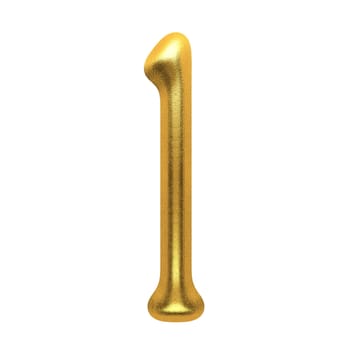 isolated golden figure