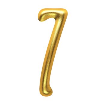 isolated golden figure