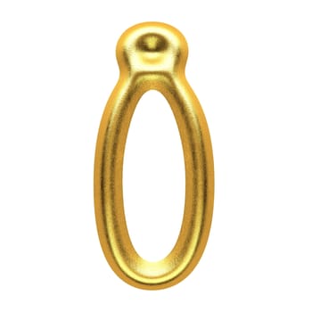 isolated golden figure