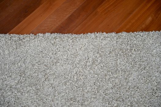 A floor rug isolated on a plain background