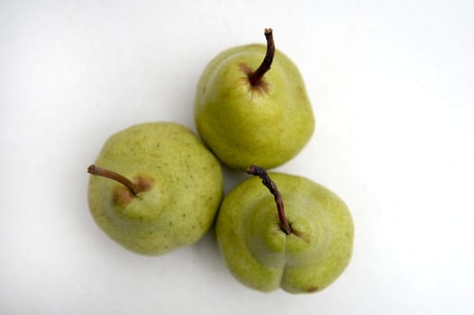 Fresh fruit isolated on a kitchen bench