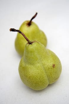 Fresh fruit isolated on a kitchen bench