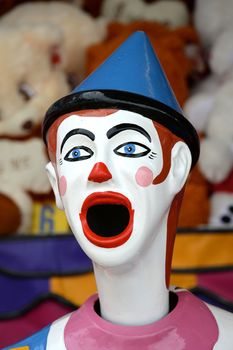 A close up shot of a carnival attraction