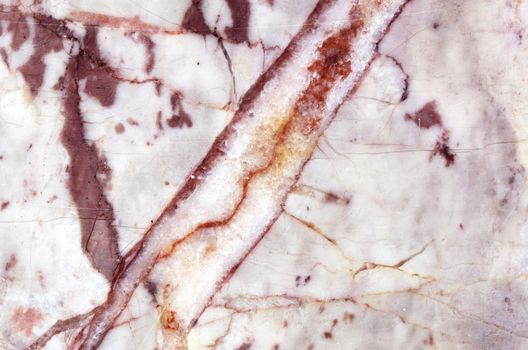 Surface Of The Marble With Brown Tint