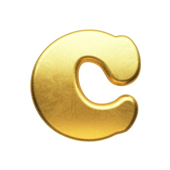 isolated golden figure