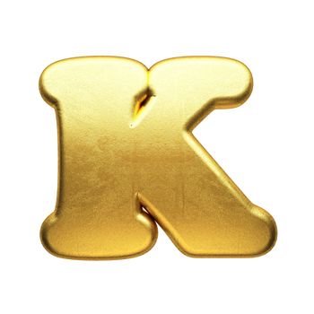 isolated golden figure