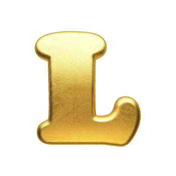 isolated golden figure