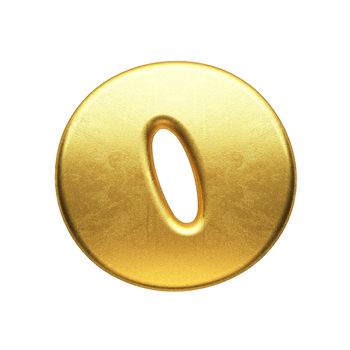 isolated golden figure
