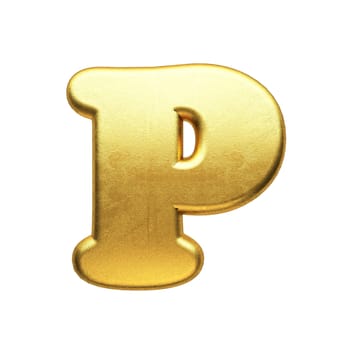 isolated golden figure