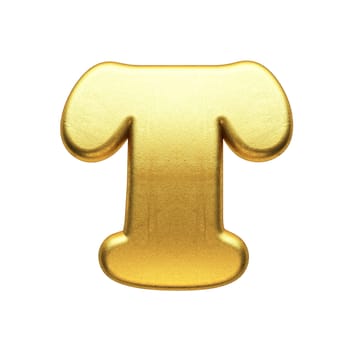 isolated golden figure