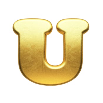 isolated golden figure