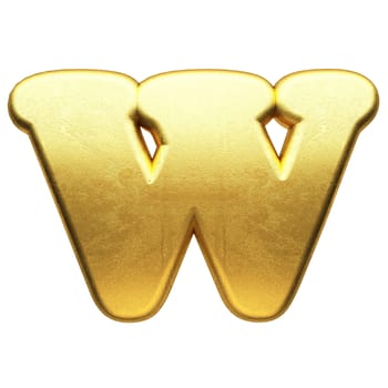 isolated golden figure