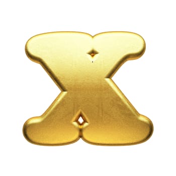 isolated golden figure