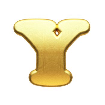 isolated golden figure