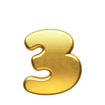 isolated golden figure