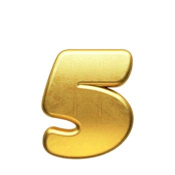 isolated golden figure