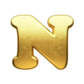 isolated golden figure