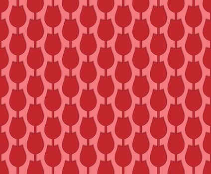 Backgrounds or texture red tulips pattern