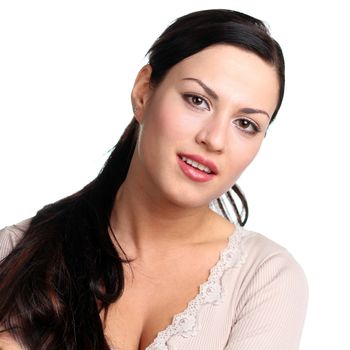 Portrait of beautiful woman