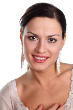 Portrait of beautiful woman