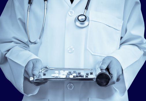 Doctor giving you medical pill