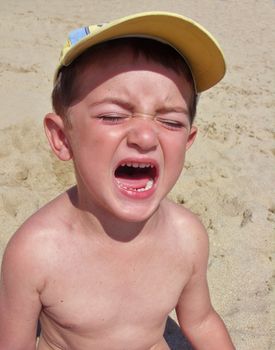 Little boy on the beach