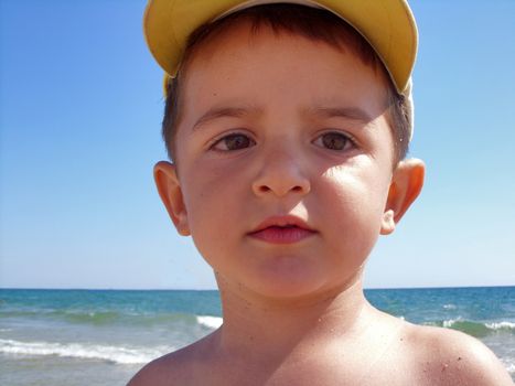 Little boy on the beach