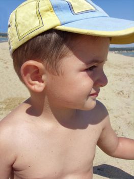 Little boy on the beach