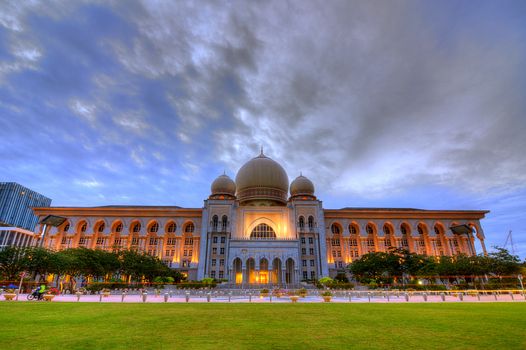 Palace of Justice Putrajaya in the morning.
