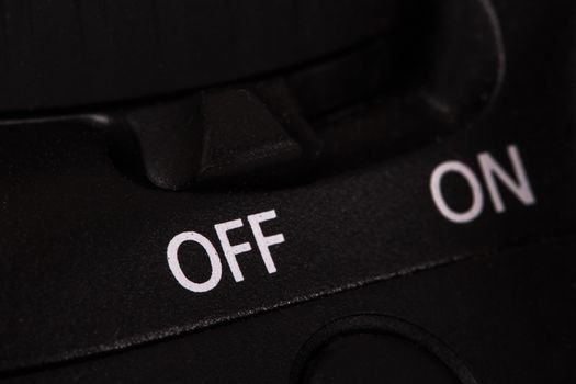 Off selected, on unselected button on camera.