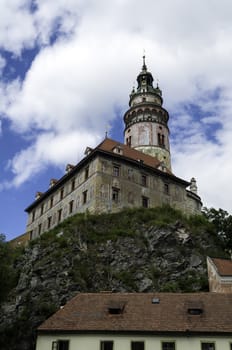 Medieval castle of Cesky Krumlov, Czech Republic.
