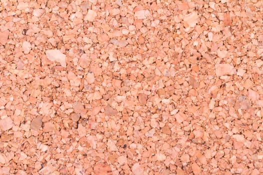 Close up view of blank, empty, brown cork plate, board.