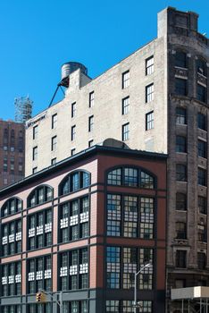 Beautiful old houses downtown in New York