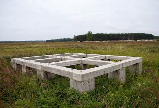 Pier foundation for small country house