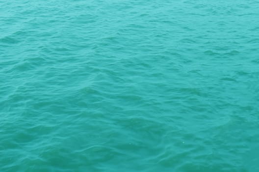 In the open tropical sea , water surface