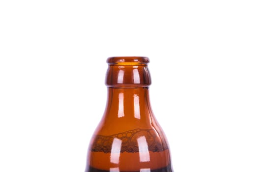 Bottle of beer, isolated on white background.