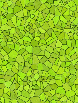 Grunge green mosaic, green background